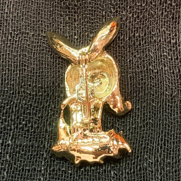 Rudolph Red Nosed Reindeer Vtg Christmas Brooch Pin by Gerry's J175 - Picture 3 of 4